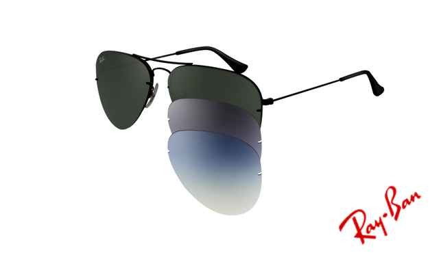 ray ban flip out frame only